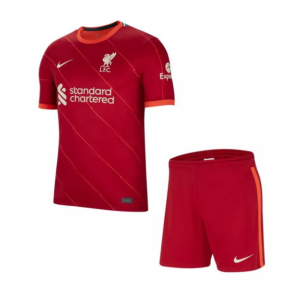 Camiseta Liverpool Niño 1st 2021-2022 Rojo